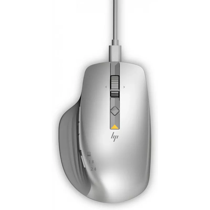 Rato sem fios HP 930 Creator, para destros, Bluetooth, 3000 DPI, prateado
