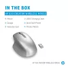 Rato sem fios HP 930 Creator, para destros, Bluetooth, 3000 DPI, prateado