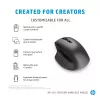 Rato sem fios HP 930 Creator, para destros, Bluetooth, 3000 DPI, prateado