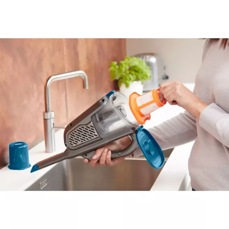 Aspirador de mão Black & Decker BHHV520BF-QW, sem fios, limpeza a seco, 35 W, depósito de pó 0,7 l, autonomia 21 min, 1,2 kg