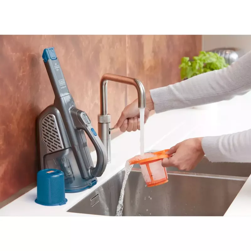 Aspirador de mão Black & Decker BHHV520BF-QW, sem fios, limpeza a seco, 35 W, depósito de pó 0,7 l, autonomia 21 min, 1,2 kg