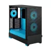 FRACTAL DESIGN Pop Air RGB Cyan Core TG Clear Tint