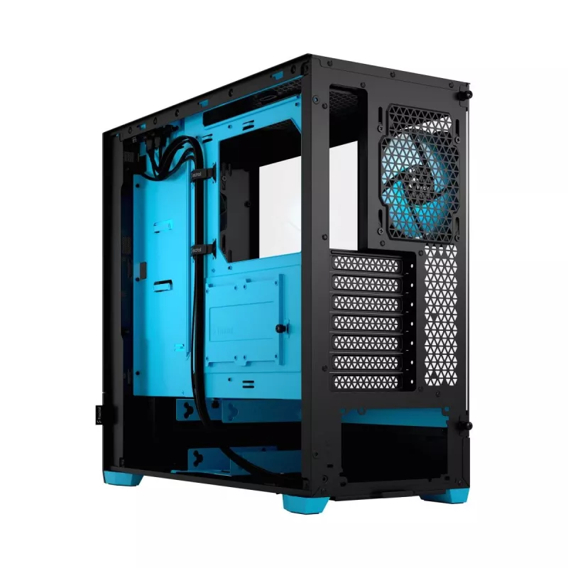 FRACTAL DESIGN Pop Air RGB Cyan Core TG Clear Tint