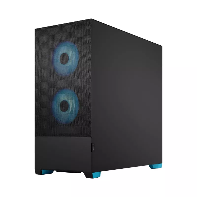 FRACTAL DESIGN Pop Air RGB Cyan Core TG Clear Tint