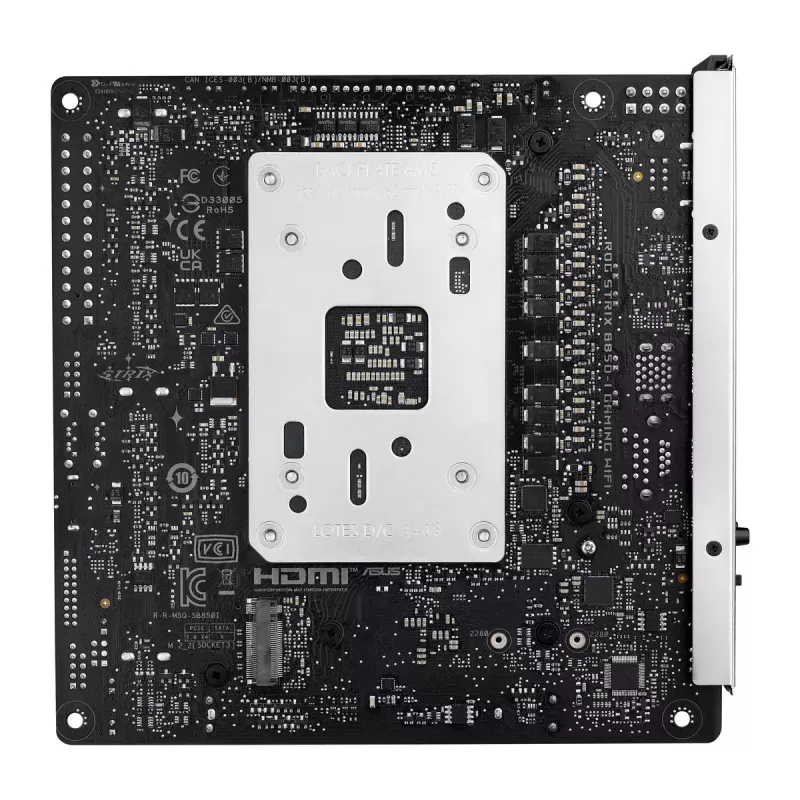 Motherboard ASUS ROG STRIX B850-I GAMING WIFI, AMD B850, Socket AM5, mini ITX, 2x DDR5, Wi-Fi 7, 2.5Gb LAN