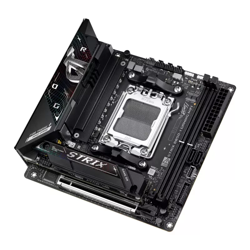 Motherboard ASUS ROG STRIX B850-I GAMING WIFI, AMD B850, Socket AM5, mini ITX, 2x DDR5, Wi-Fi 7, 2.5Gb LAN