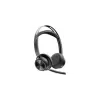 Headset HP Poly Voyager Focus 2 USB-C-C + adaptador USB-C/A + base de carregamento