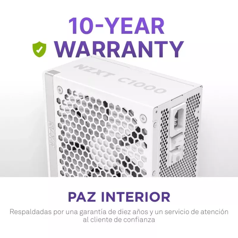 Fonte de alimentação NZXT C1000 Gold 1000 W