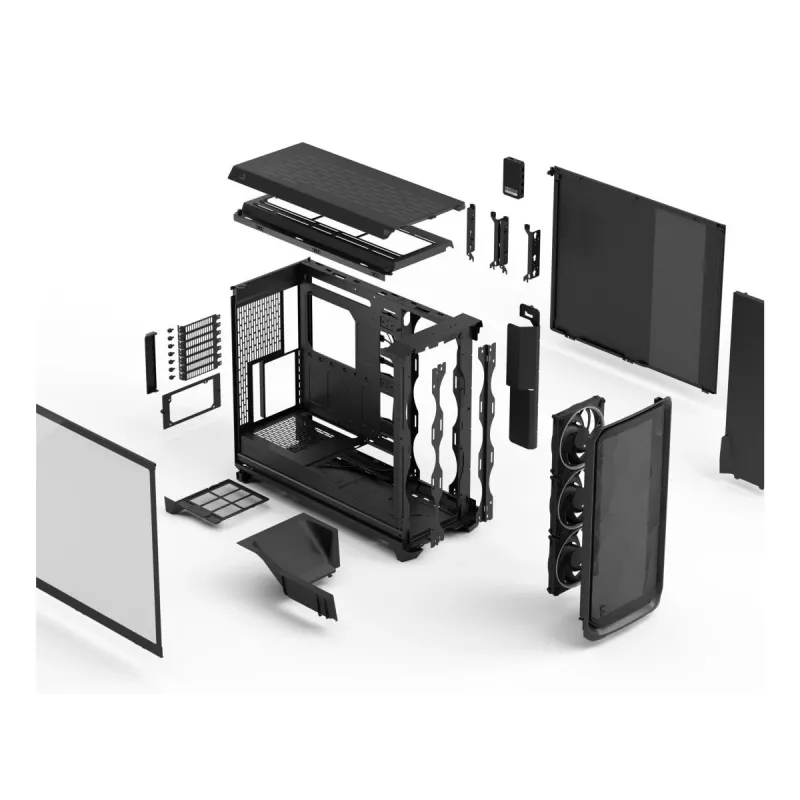 FRACTAL DESIGN Meshify 3 XL Ambience Pro RGB preto TG Light Tint