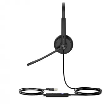 Yealink UH34 Dual Teams headset, com fios, escritório/call center, 20 - 20000 Hz, 118 g, headset, preto