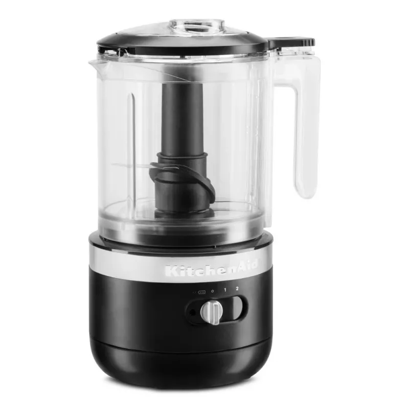 Picadora elétrica KitchenAid 5KFCB519EBM 1,19 L 24 W preto transparente