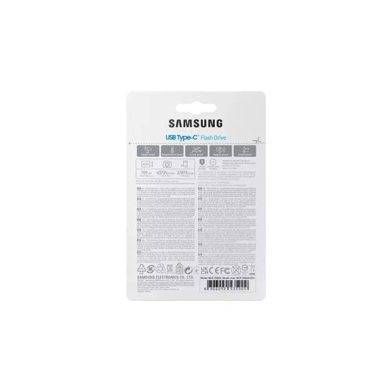 Samsung MUF-256DA pen drive 256 GB USB Type-C 3.2 Gen 1 (3.1 Gen 1) azul