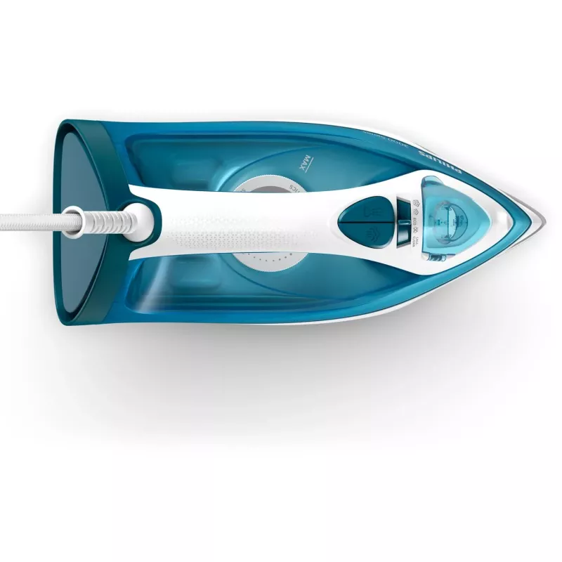 Ferro de engomar a vapor Philips DST3011/20 — 2100 W, base cerâmica, depósito 0,3 L, cabo 1,9 m, azul