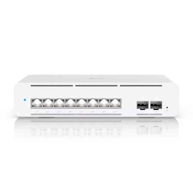 Switch gerido Ubiquiti UniFi Pro XG 8 PoE 10G Ethernet 8 portas