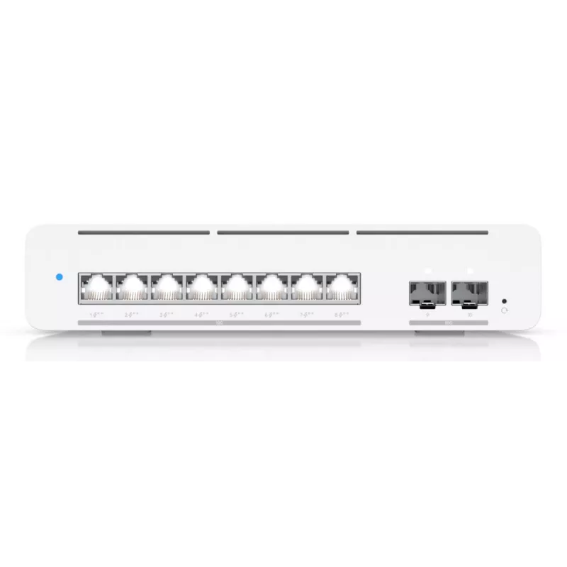Switch gerido Ubiquiti UniFi Pro XG 8 PoE 10G Ethernet 8 portas