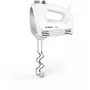 Batedeira manual Bosch MFQ24200 — 400 W, 4 velocidades, turbo, aço escovado/branco