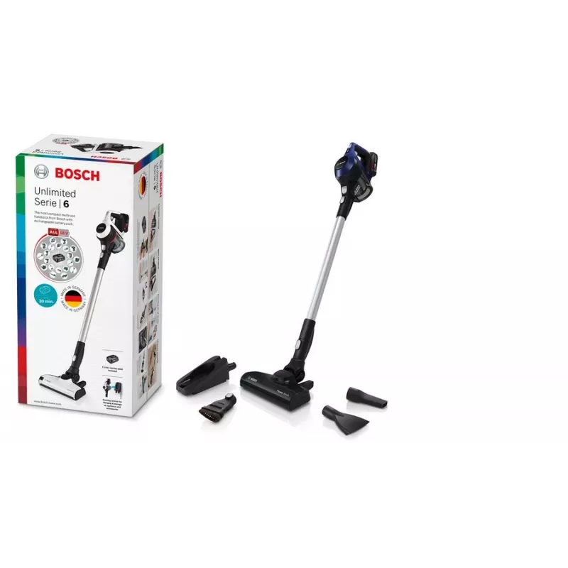 Aspirador vertical com bateria Bosch Serie 6 BBS611MAT 2-em-1