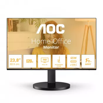 Monitor de computador AOC B3 27B3CF2 68,6 cm (27 polegadas) 1920 x 1080 píxeis Full HD LED preto