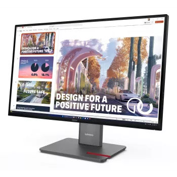 Monitor Lenovo ThinkVision P27QD-40, 68,6 cm (27 polegadas), 2560 x 1440 píxeis, Wide Quad HD, LED, 6 ms, preto