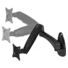 ARCTIC W1-3D - Suporte de parede para monitor com tecnologia de elevação a gás, 8 kg, 33 cm (13 polegadas), 81,3 cm (32 polegadas), 75 x 75 mm, 100 x 100 mm, preto