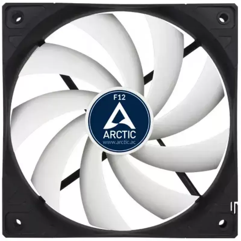 ARCTIC F12 ventoinha de caixa standard 120 mm, pack de 5, preta