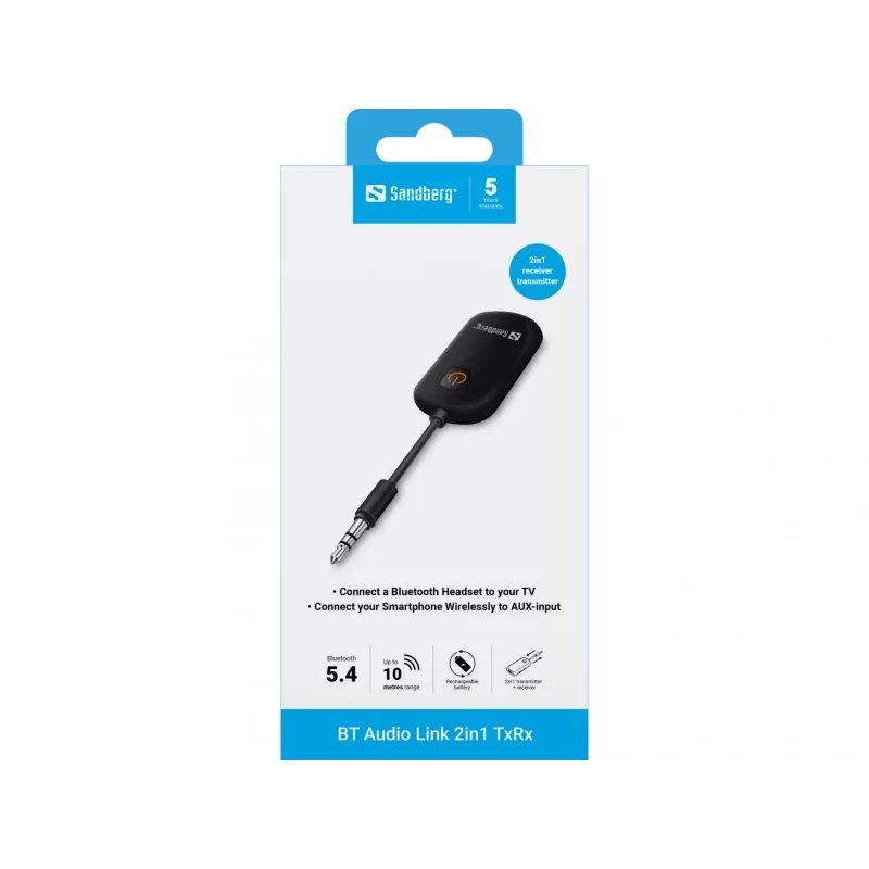 Sandberg Bluetooth Audio Link 2em1 TxRx