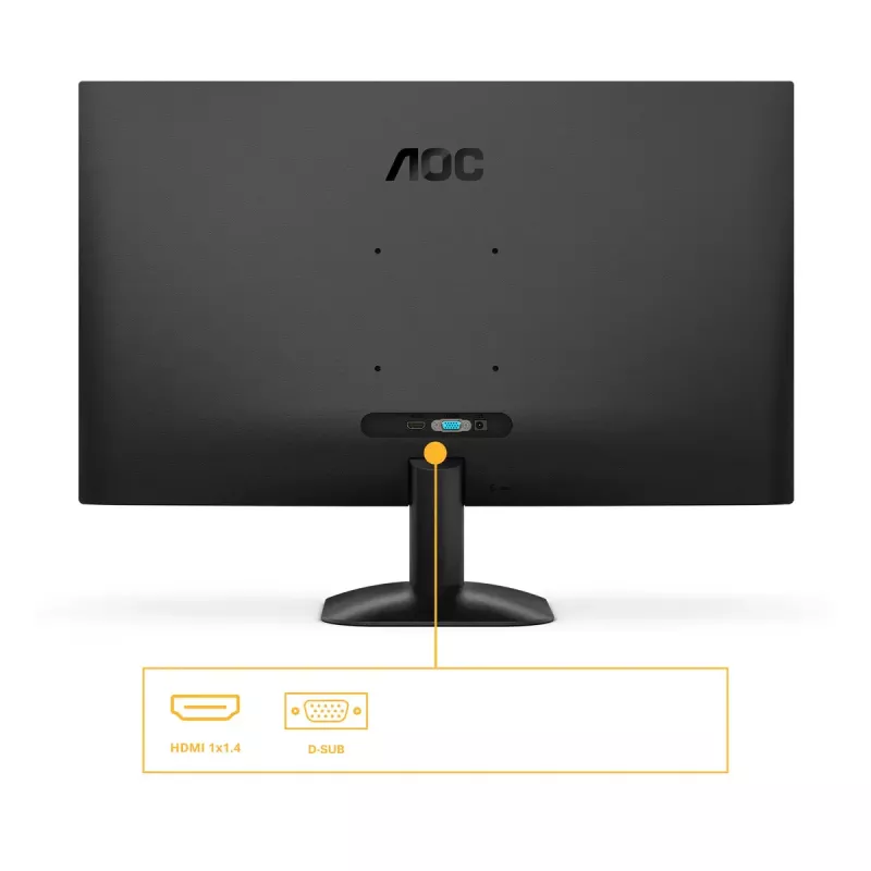 Monitor de computador AOC B3 24B35HM2 60,5 cm (23,8 polegadas) 1920 x 1080 píxeis Full HD LED preto