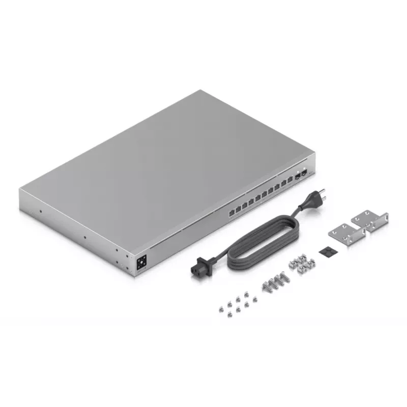 UBIQUITI NETWORKS Unifi Switch USW-PRO-XG-10-POE 1U, switch L3 profissional de 10 portas