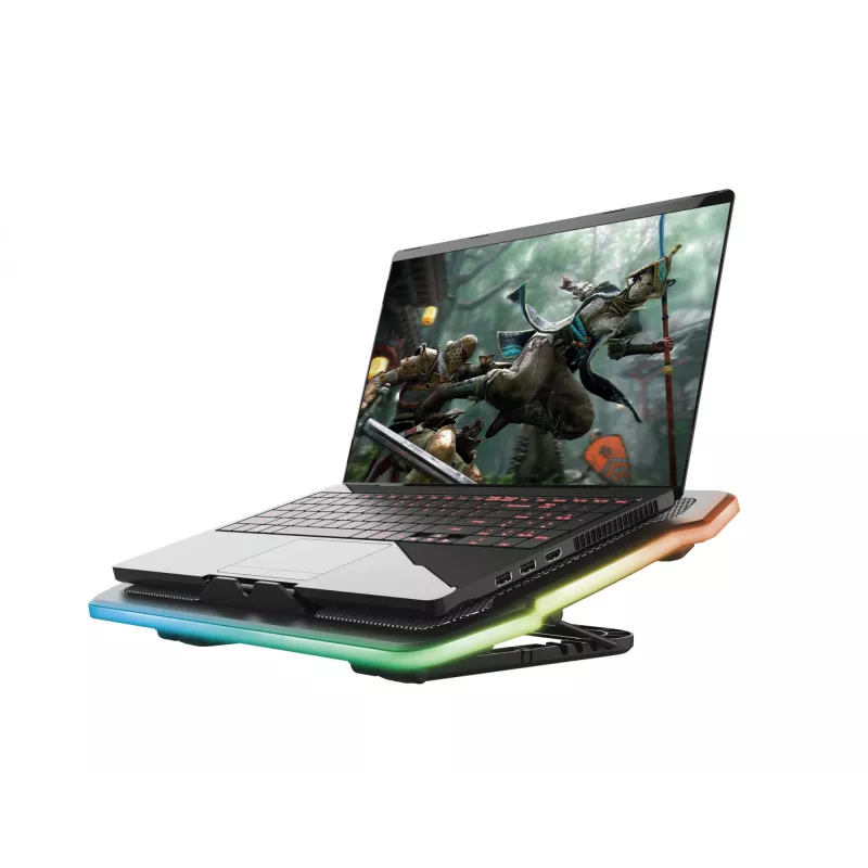 Trust GXT 1126 Aura RGB base de arrefecimento para portátil até 17,3 polegadas