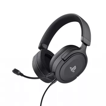 Headset Trust GXT 498 Forta com fios arco de cabeça gaming preto