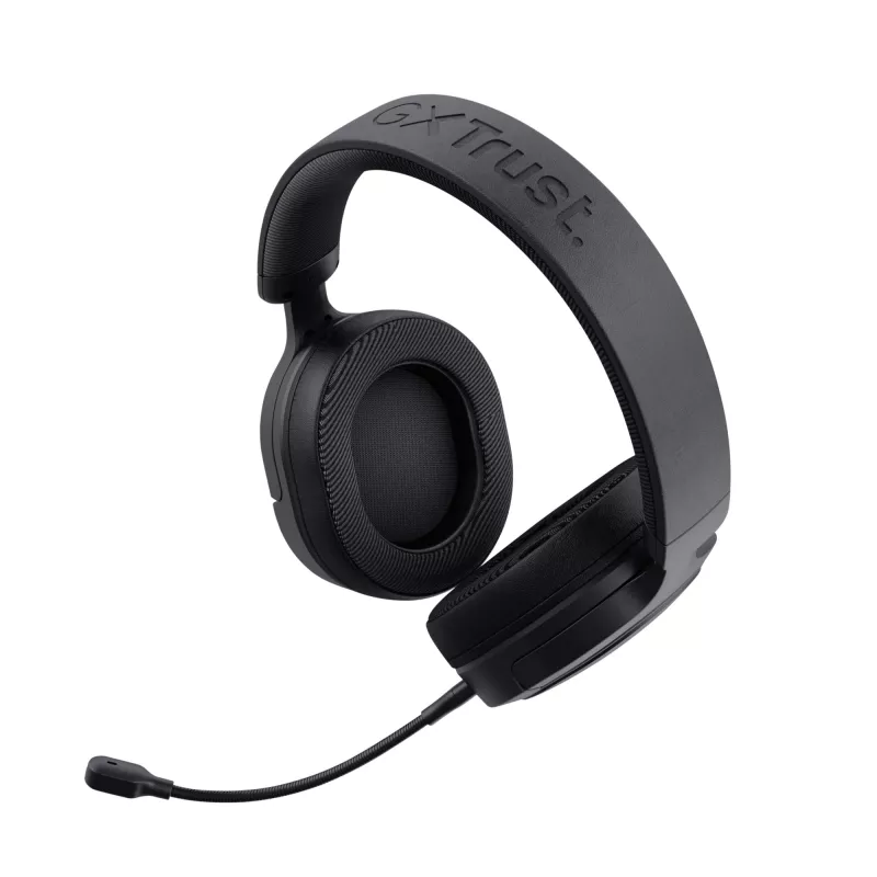 Headset Trust GXT 498 Forta com fios arco de cabeça gaming preto