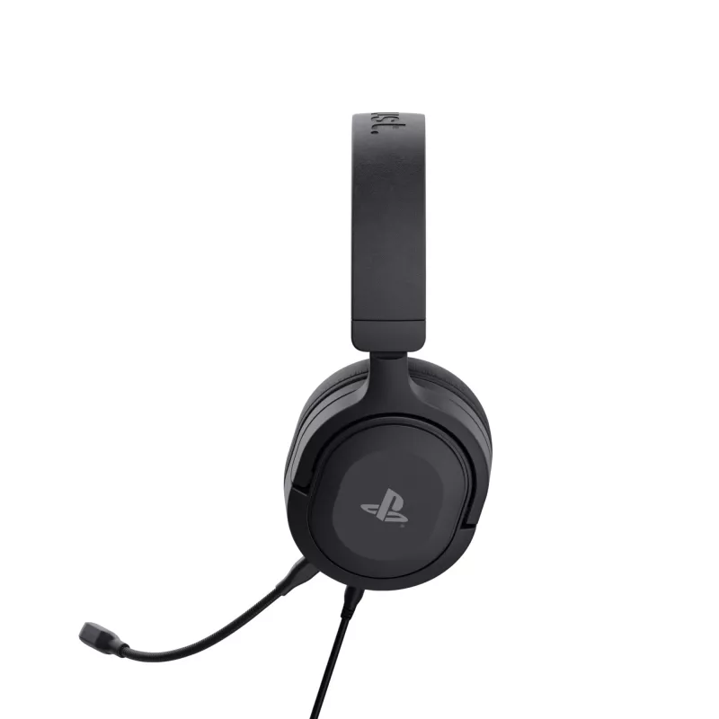 Headset Trust GXT 498 Forta com fios arco de cabeça gaming preto