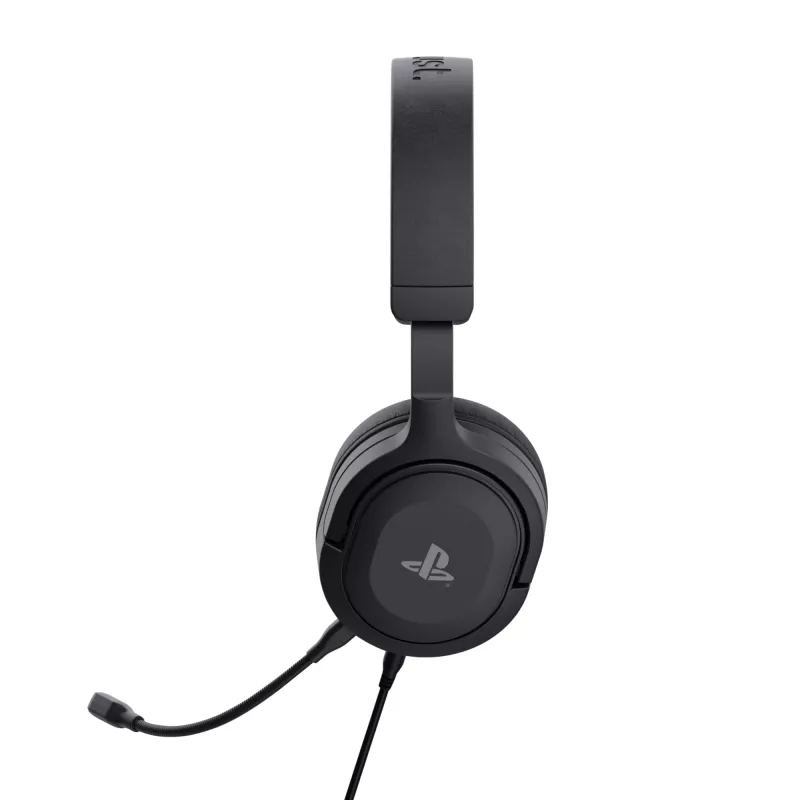 Headset Trust GXT 498 Forta com fios arco de cabeça gaming preto