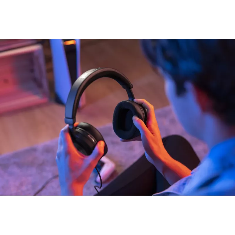 Headset Trust GXT 498 Forta com fios arco de cabeça gaming preto
