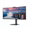 AOC V5 CU34V5CW monitor de computador 86,4 cm (34 polegadas) 3440 x 1440 píxeis Wide Quad HD LED preto