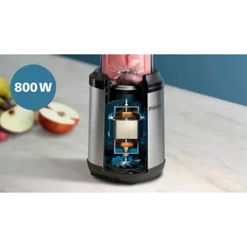 Batedeira de mesa Philips 5000 Série HR2765/00 preto aço inoxidável