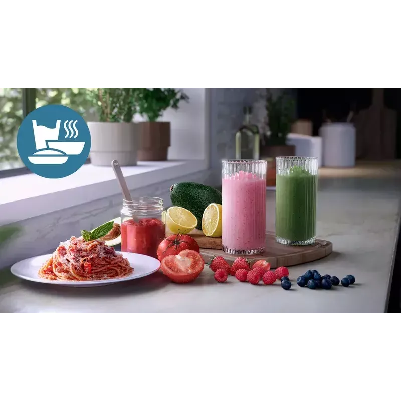 Batedeira de mesa Philips 5000 Série HR2765/00 preto aço inoxidável