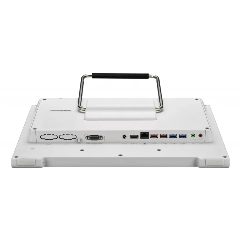 Shuttle XPC X50V9 barebone tudo-em-um, ecrã tátil de 15,6 polegadas 1366×768, Intel Celeron 7305, Wi-Fi, LAN, HDMI, 90 W, sem sistema operativo, branco