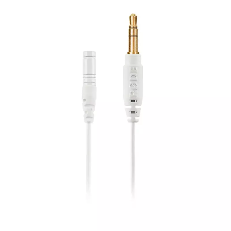 RØDE Lavalier GO LAVGOW microfone de lapela com clip, 20–20000 Hz, branco