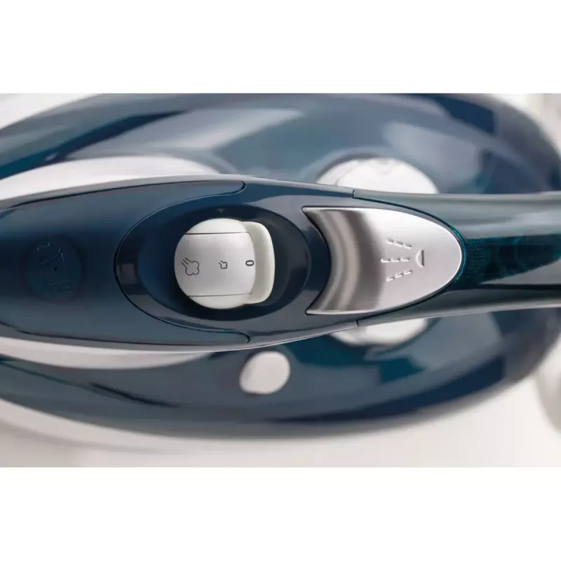 Ferro de engomar a vapor Gorenje SIH2800TQC com base cerâmica 2800 W azul