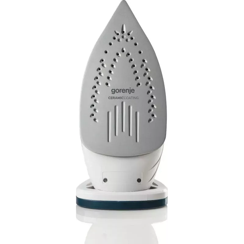 Ferro de engomar a vapor Gorenje SIH2800TQC com base cerâmica 2800 W azul