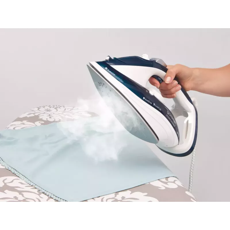 Ferro de engomar a vapor Gorenje SIH2800TQC com base cerâmica 2800 W azul