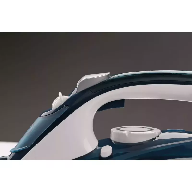 Ferro de engomar a vapor Gorenje SIH2800TQC com base cerâmica 2800 W azul
