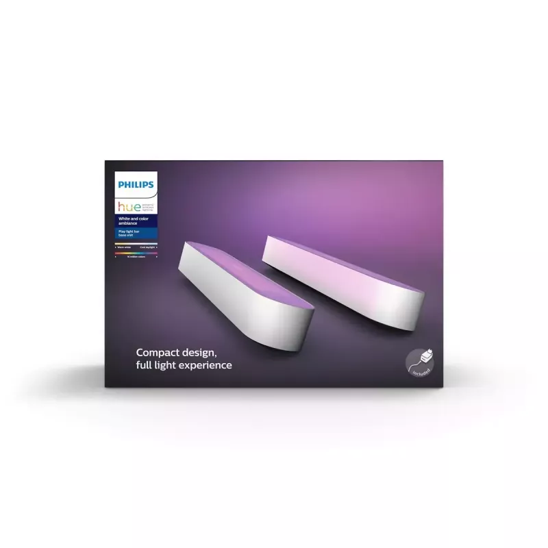 Philips Hue White and Colour Ambience Play Light Bar pack duplo