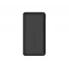 Powerbank BELKIN 10k com USB-C 15 W Dual USB-A cabo USB-A para C de 15 cm preto