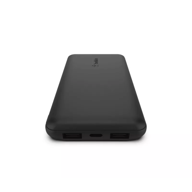 Powerbank BELKIN 10k com USB-C 15 W Dual USB-A cabo USB-A para C de 15 cm preto
