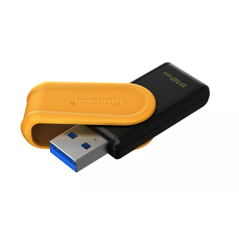 Kingston Technology DataTraveler 512GB Portátil USB 3.2 Gen 1 Exodia S (preto/amarelo)