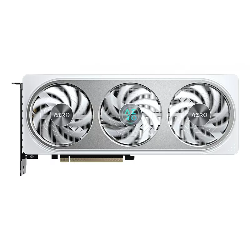 Placa gráfica GIGABYTE GeForce RTX 5060 Ti AERO OC 16G - 16GB GDDR7, 128bit, PCI-E 5.0, 2647MHz frequência do núcleo, 3 x DisplayPort, 1 x HDMI, GV-N506TAERO OC-16GD