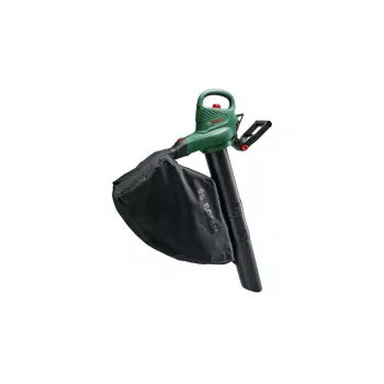Soprador de mão Bosch Universal GardenTidy 2300 — 2300 W, 576 m³/h, saco de recolha 45 L, 185–285 km/h, função de trituração
