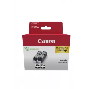 Tinta Canon 2932B019 PGI-520 embalagem dupla preto